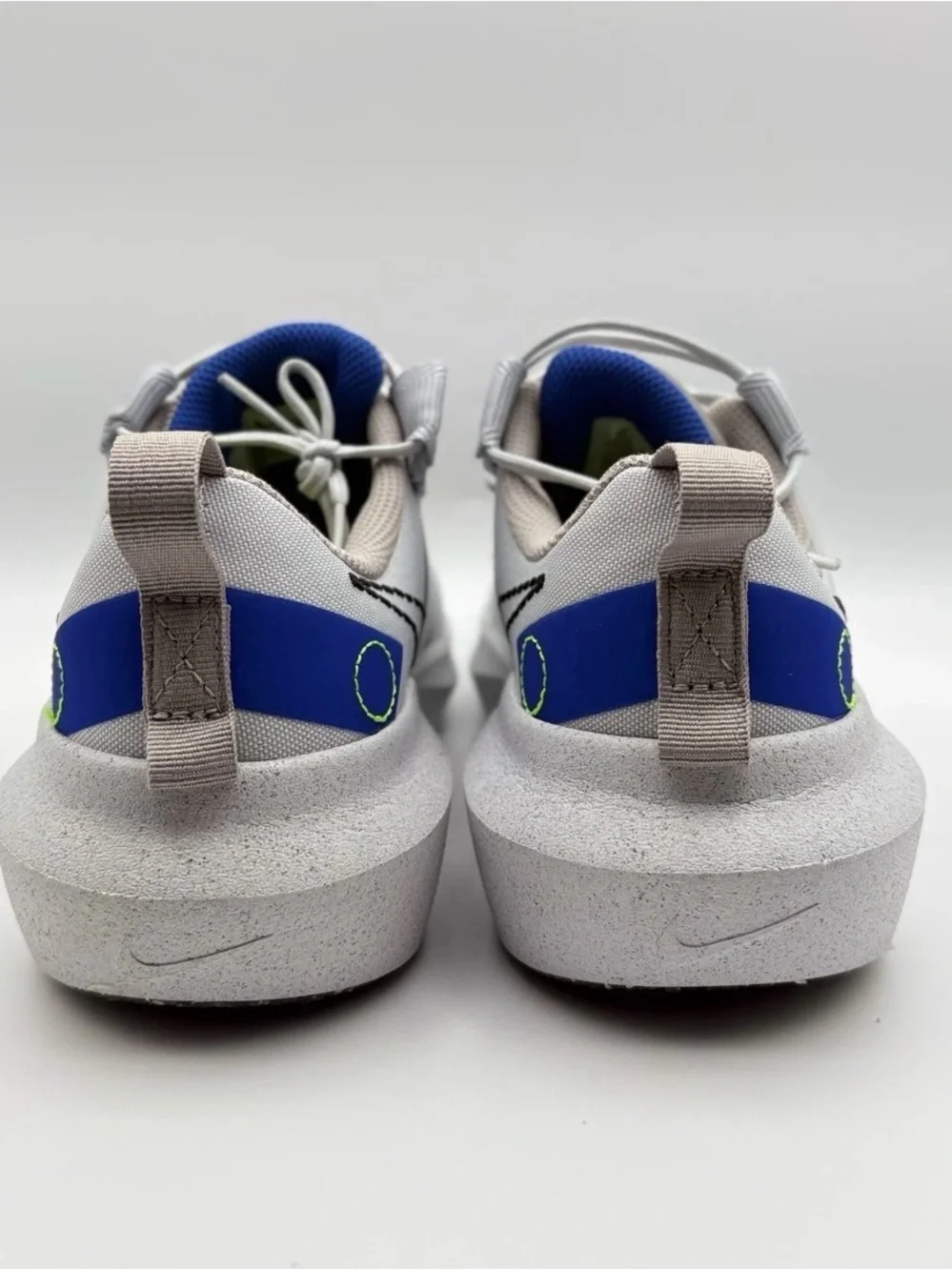 Nike Kids Sneakers - White, Green & Blue Accents